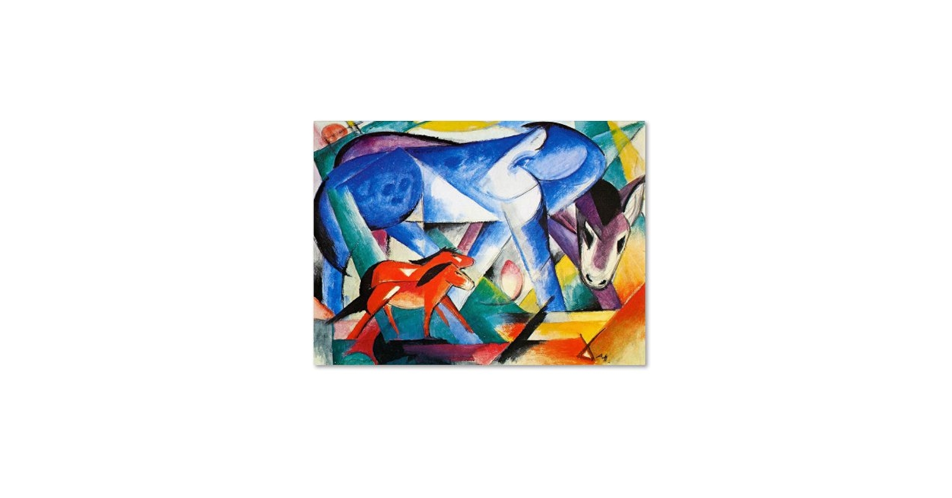 Amazon｜Trademark Fine Art The First Animals 1913 フランズ