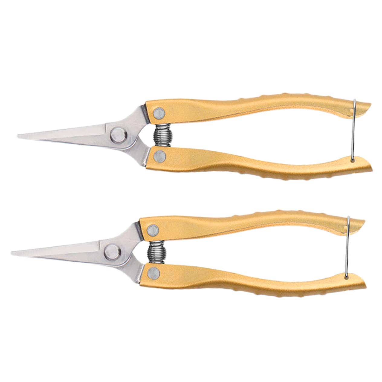 Gadpiparty Juego De 10 Tijeras De Podar Para Jardinería Mango Ergonómico Para Podar Plantas Y Cortar Flores (2 Unidades X 10)