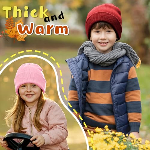 Image of ZOORON Toddler Beanie Boys Girls Beanies Kids Winter Hats Children Knit Cap