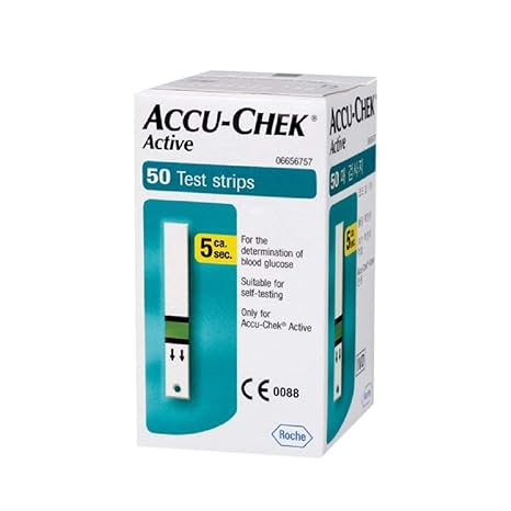 Accu-Chek Active Strips, Pack of 50 (Multicolor)