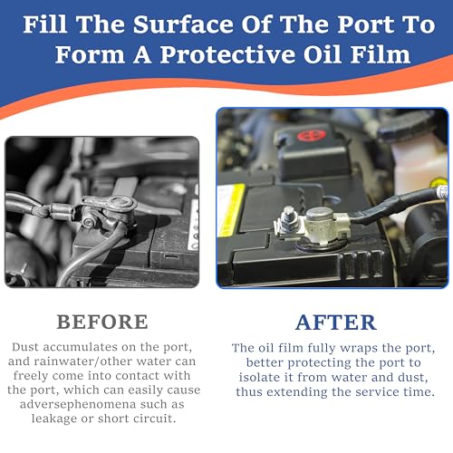 Image of Automotive Dielectric Silicone Grease 50g Electrical Terminal Lubricant Battery Connector Protect Components Waterproof Anti Corrosion Rust for Marine Car Wire Connect Plugs Ports Vacuum Servo