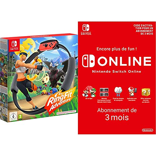 Ring Fit Adventure pour Nintendo Switch &amp; Switch Online - Abonnement 3 Mois | Code de téléchargement (Switch)