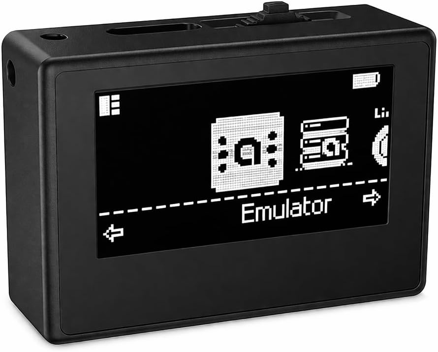 NFC Tag Emulator Compatible with Switch 1 & 2, Stores 3000+ NFC Data Entries, 1.3" Screen, Auto UID Regen & Unlimited Scan for 60+ Switch Games, Rechargeable