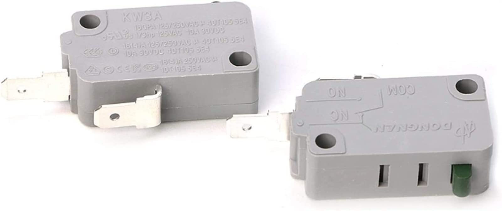 JFQOWCMP Switches Micro 2Pcs Microwave Oven Door Switch 125V/250V 16A Normally Open 652A