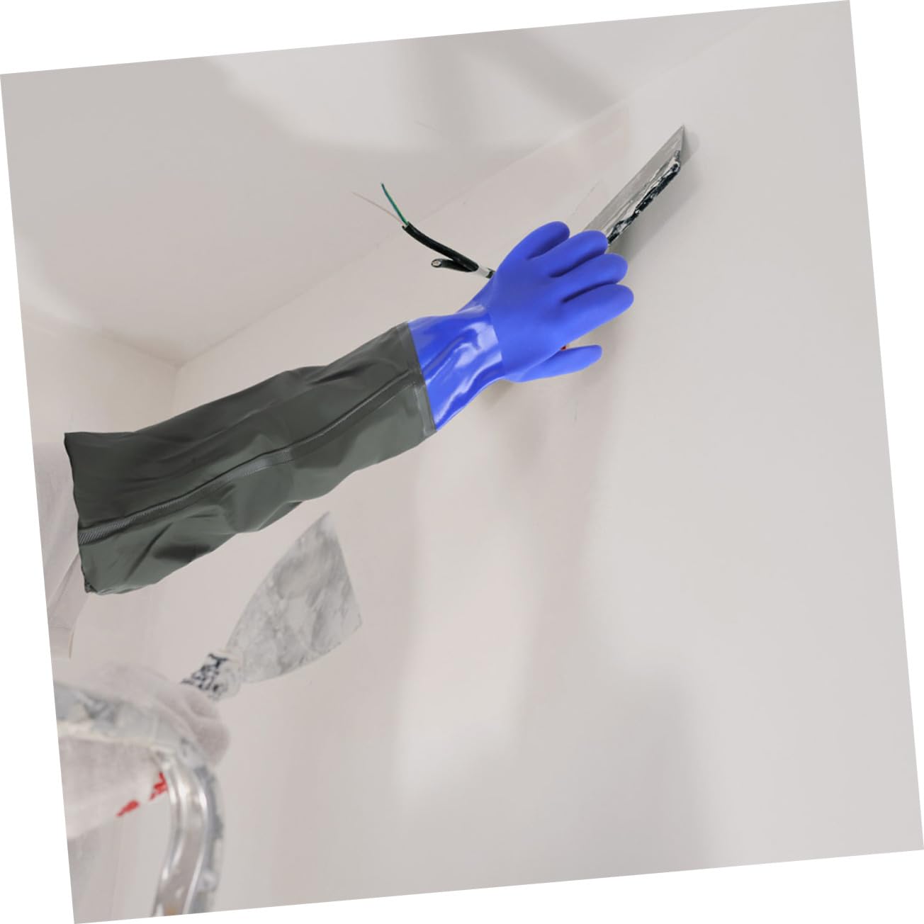 Cabilock 2pares Guantes Largos Impermeables De Goma Para Lavar Platos De Guantes De Cocina Resistentes Para Limpieza De Cocina y Cuidado De Acuarios