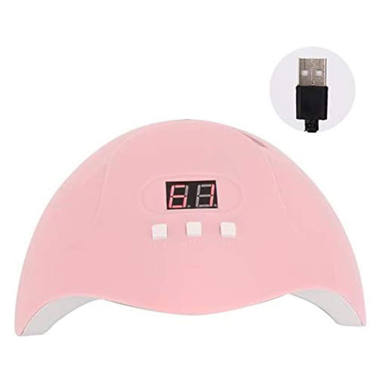 Doppia sorgente da 54 W for smalto gel LED, con 3 timer anni '30, '60