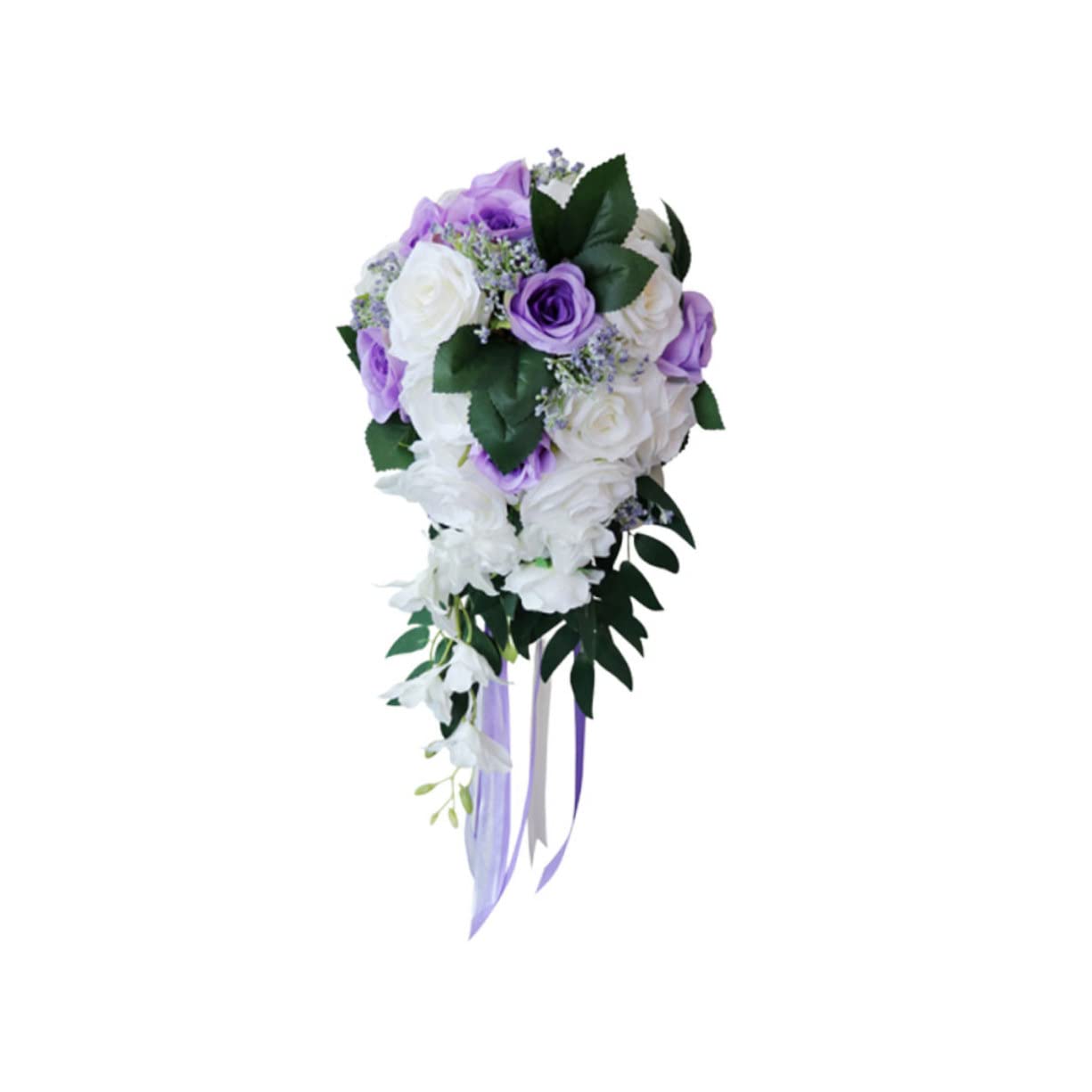Bouquet de mariage européen Vaguelly avec fleurs de demoiselle d'honneur simulées