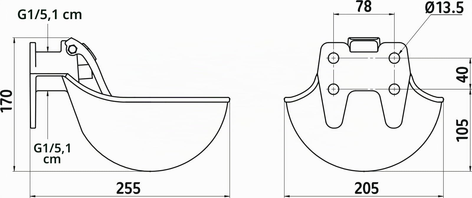 EXCELLENT Suministros Para El Caballo Metall De Agua De Agua Con Cuchara