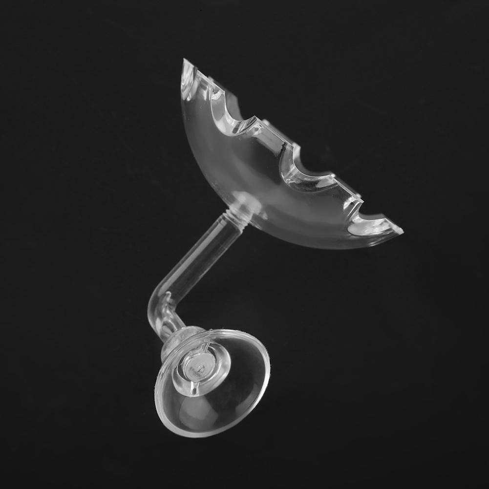 Shrimp Futternapf Acryl Sucker Cup Design Aquarium Bowl Tray Wasser Lebensmittel Kleiner Reptil Würmer Haustiere Dish Feeder Bowl