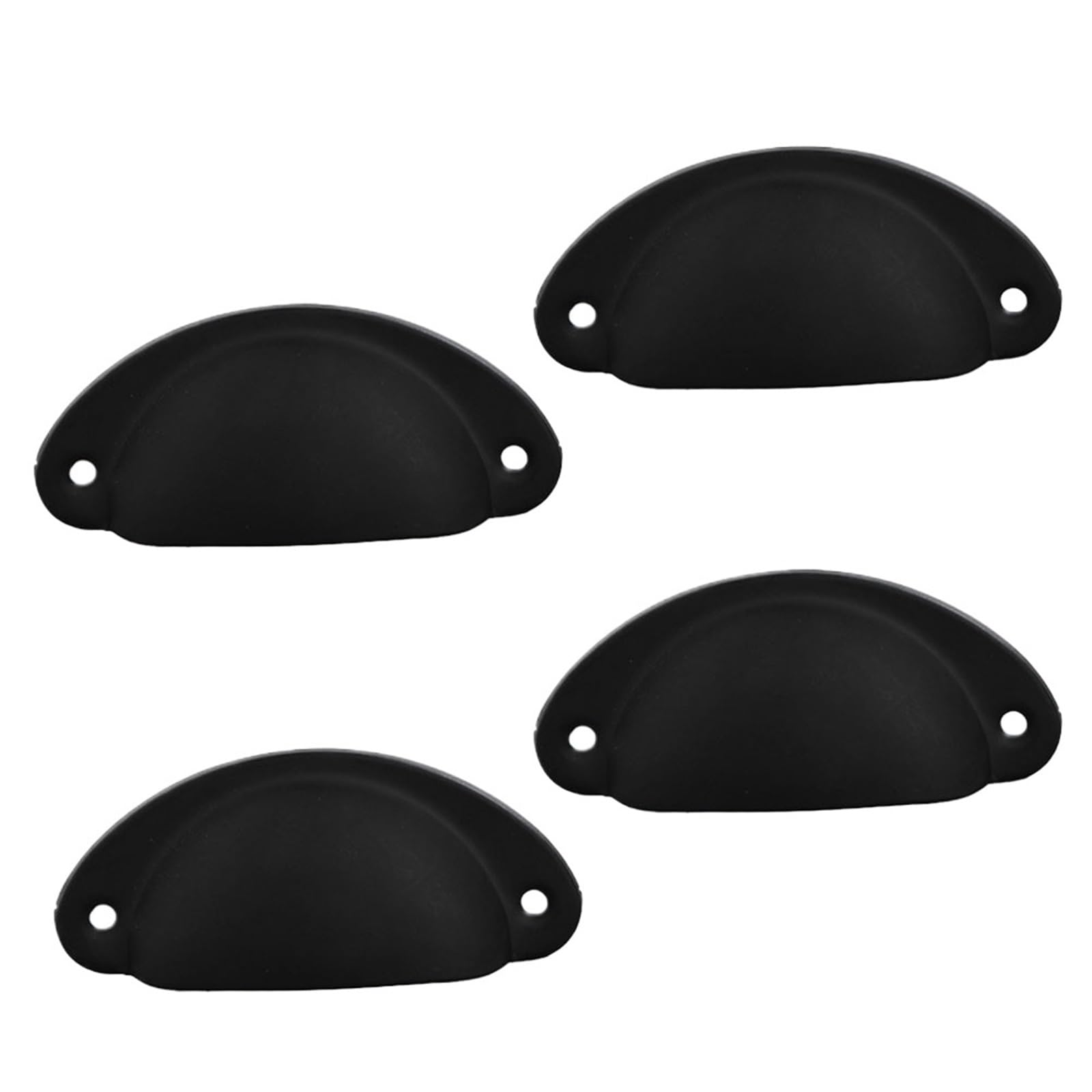 Btyqkzvpm Color 5 Vintage Style Handles, Retro Semicircle Shell Iron Drawer Handle Pack Of 4