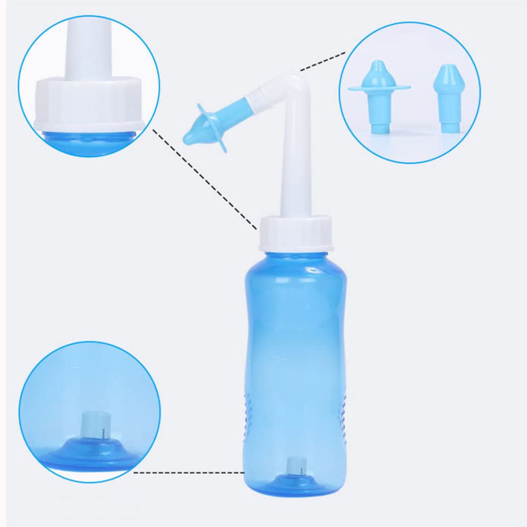 Outil de rinçage des sinus bouteille irrigation nasale à pression enfant adulte
