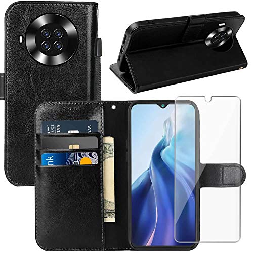 Cubot Note 20 Pro Case, Cubot Note 20 Pro Wallet Case,with Screen Protector,PU Leather Wrist Strap Card Slots Soft TPU Shockproof Protective Flip Cover Phone Case for Cubot Note 20 Pro 6.5 Inch,Black Cubot Note 20 Pro Case, Cubot Note 20 Pro Wallet Case,with Screen Protector,PU Leather Wrist Strap Card Slots Soft TPU Shockproof Protective Flip Cover Phone Case for Cubot Note 20 Pro 6.5 Inch,Black