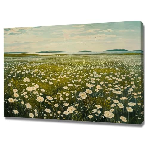 Tableau decoration 60x80cm encadrée peinture paysage moderne