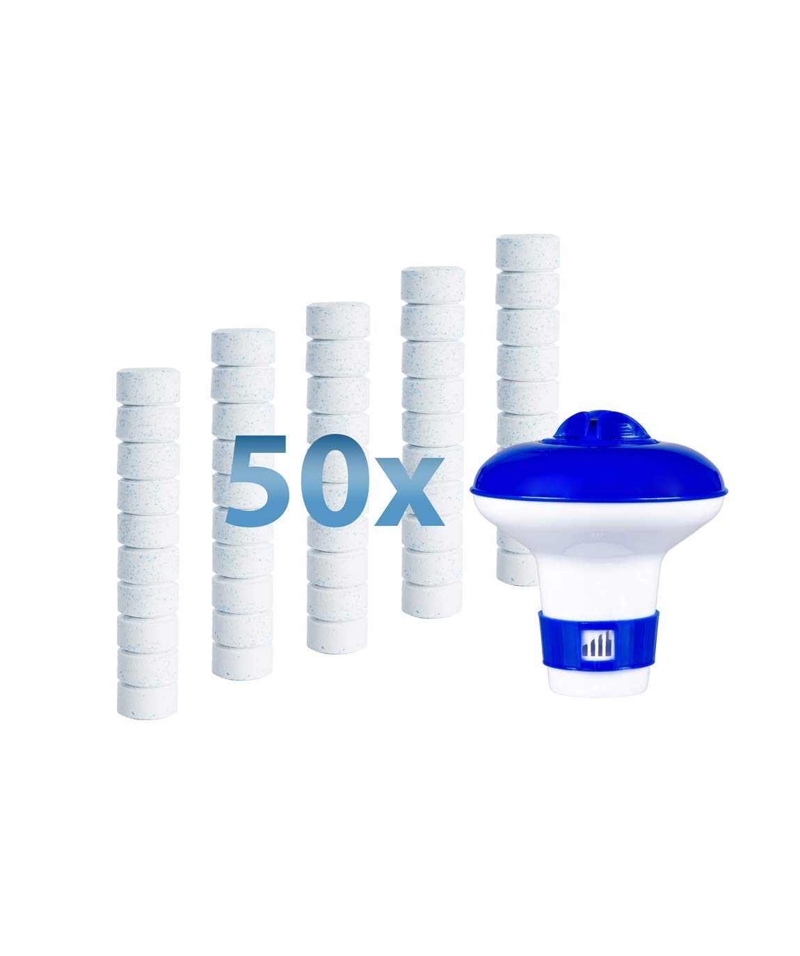 Bluewater 50 x 20g MULTIFUNCTIONAL TABLETS WITH DISPENSER
