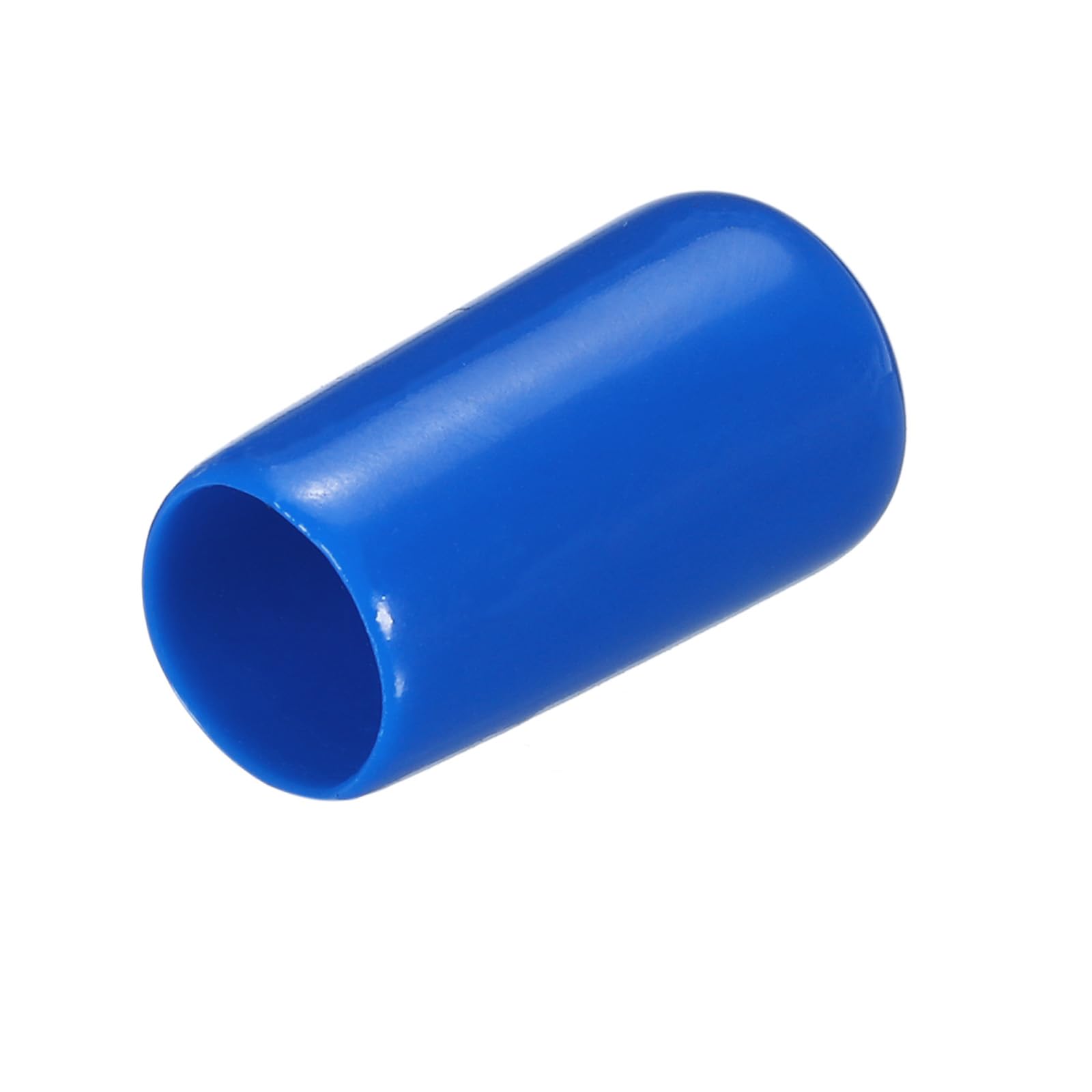 uxcell 20pcs Rubber End Caps 9.5mm ID Vinyl PVC Round Tube Bolt Cap Cover Screw Thread Protectors Blue
