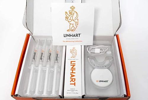 LINHART Teeth Whitening Kit with LED Light - 35% Carbamide Peroxide(Unflavored)