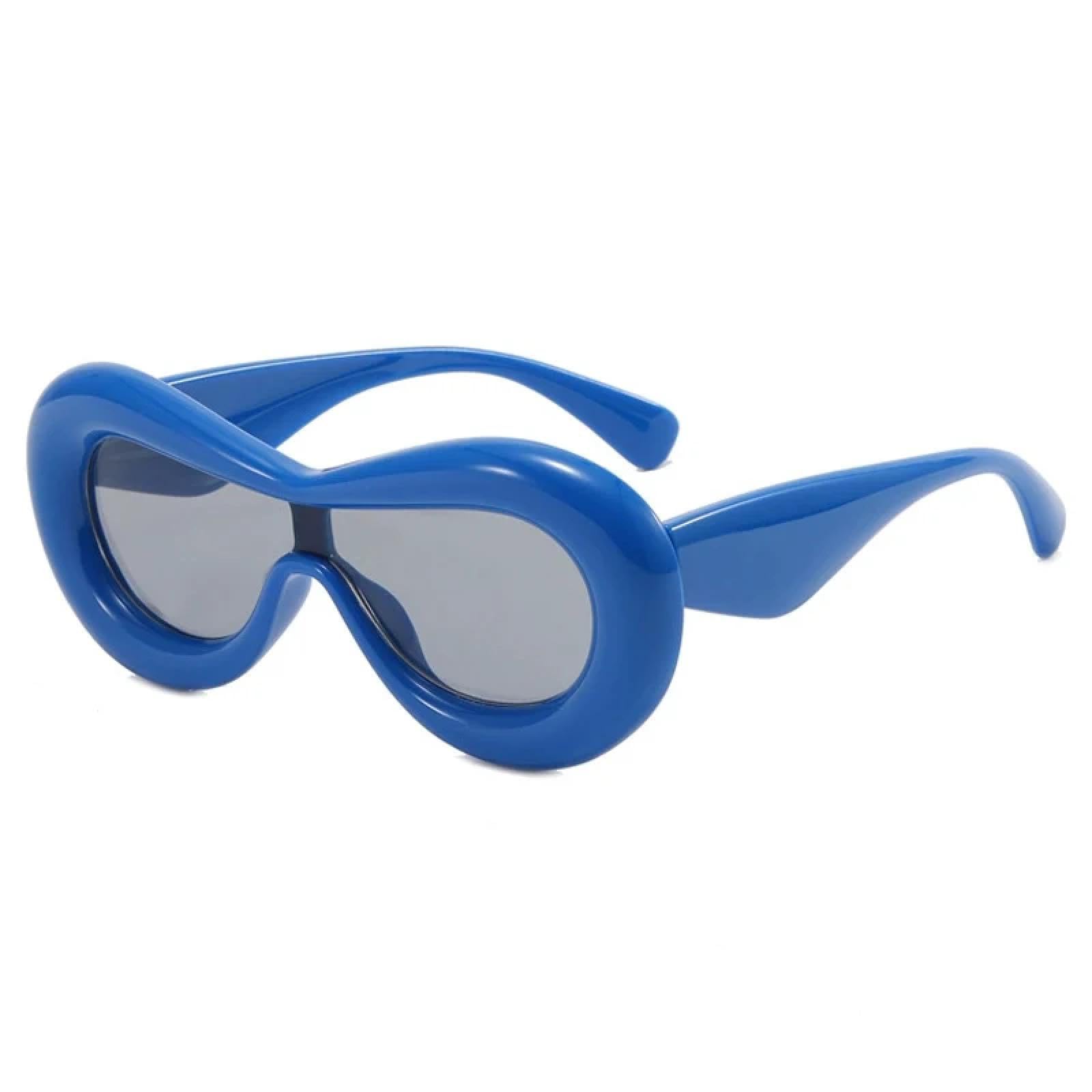 Fashion Sunglasses Women Men Trendy One-piece Sun Glasses Punk Party Summer Traveling Uv400