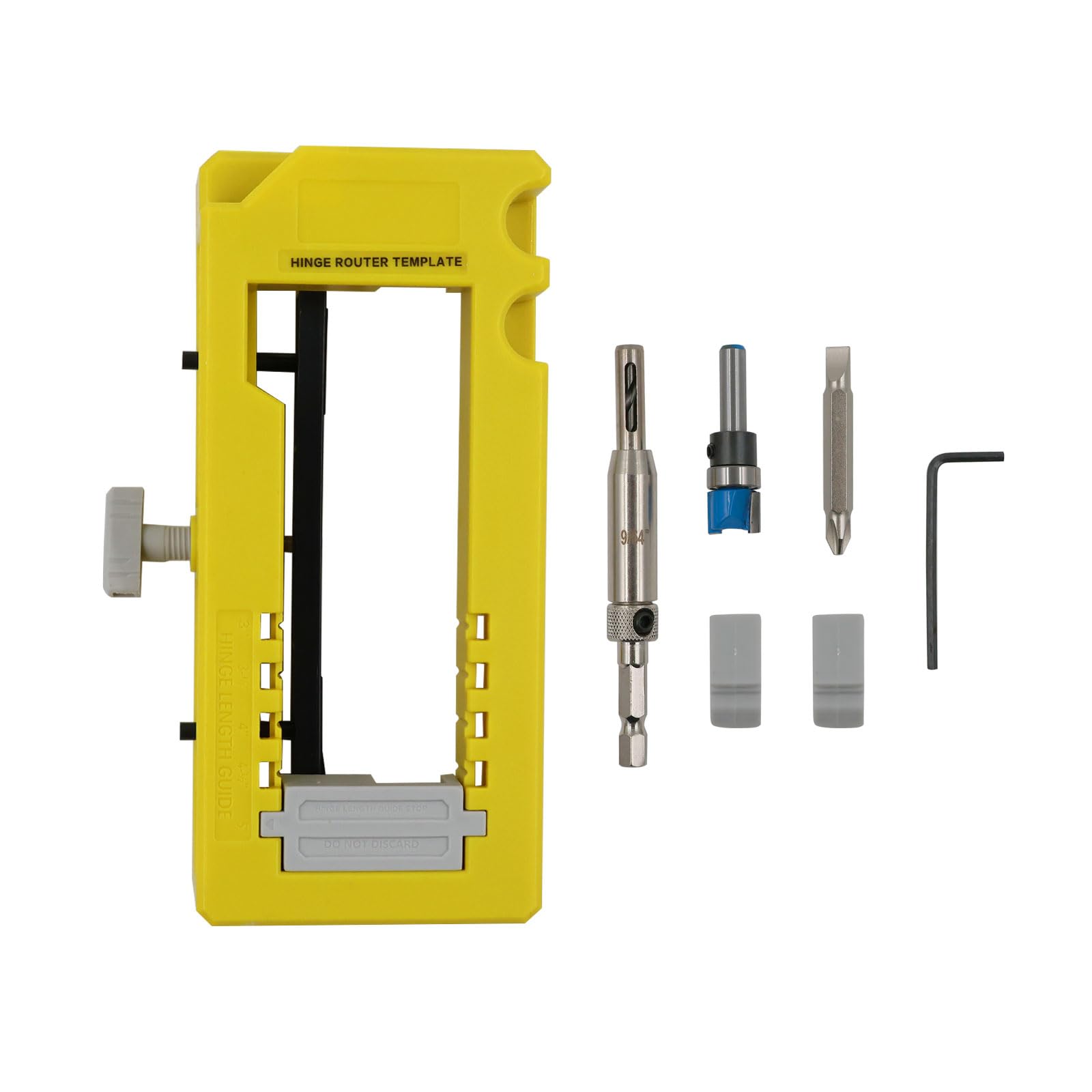 Modèle de charnière de porte d'armoire Anhoer avec positionneur précis pour mortaisage facile