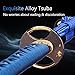 CANGDT Durable 41-inch Katana, Hand-Forged 1060 Carbon Steel Samurai Sword, Full Tang & Clay Tempered, Blue Blade for Diaplay