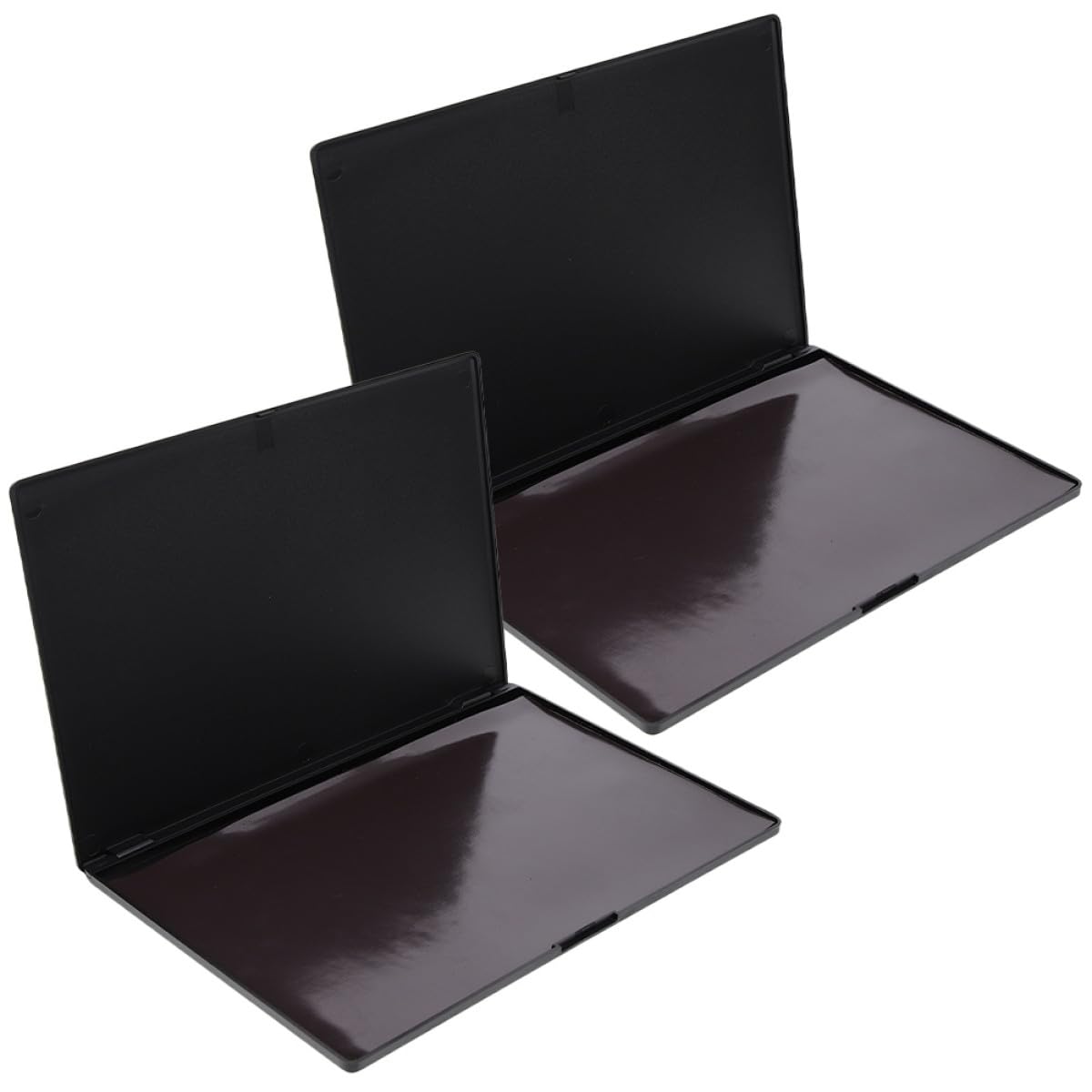2 Pezzi Palette per Ombretti Vuote Magnetiche in ABS Leggere e Portatili per Fai-da-Te e Make-Up On-The-Go