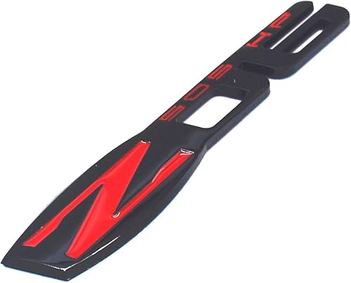 Miniatura 6 de Aimoll 3 emblemas de Chevy Corvette C6 Z06, insignias 3D de 505 CV de repuesto para Chevrolet Corvette C6 2006-2013 (negro cromado)