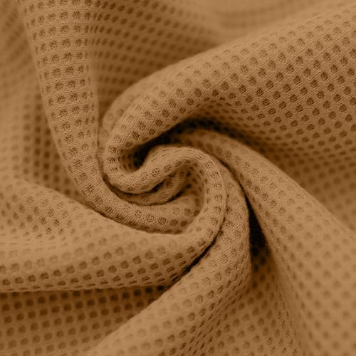 Cambkatl Men's Long Waffle Robe Lightweight Kimono Spa Bathrobe Sleepwear Cardigan Nightgown with Pockets & Belt4