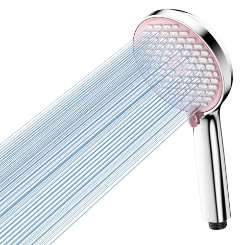 Cobbe Pommeau de douche haute pression avec 6 modes de pulvérisation, design indépendant, pas de lixiviation métallique, pommeau de douche universel...