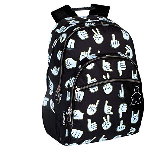 55103 Campro Hydrogen Mochila Grande Doble Adaptable a Carro  Talla Única  Negro Blanco