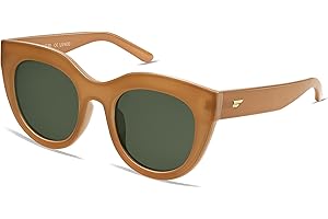Le Specs Air Heart Oversized Retro Polarized Sunglasses