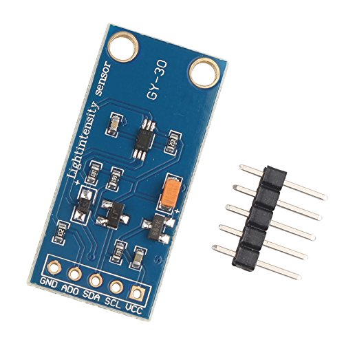 HALJIA, GY-30 BH1750FVI modulo sensore digitale di intensità della luce Compatibile con Arduino AVR 3V-5V.