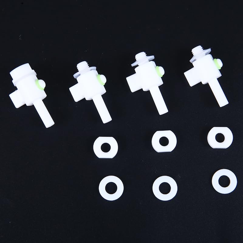 PTFE Liquid Sampling Bag Valve Replacement - 5Pcs Set for Lab Research & Collection