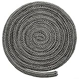 Joint de corde en fibre de verre pour poêle, poêle à bois, 25 mm, longueur 2 m, joint d...