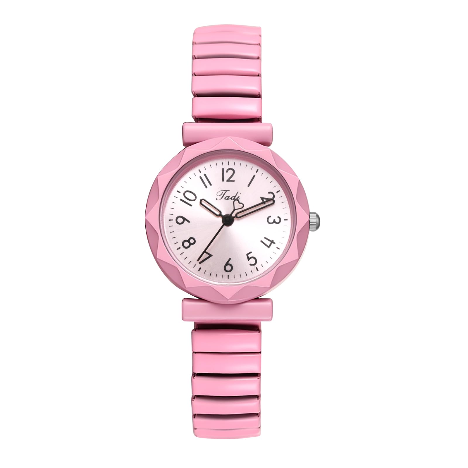 OIDEA Damen Armbanduhr mit Strass Schmale: Weiß Quarz Analog