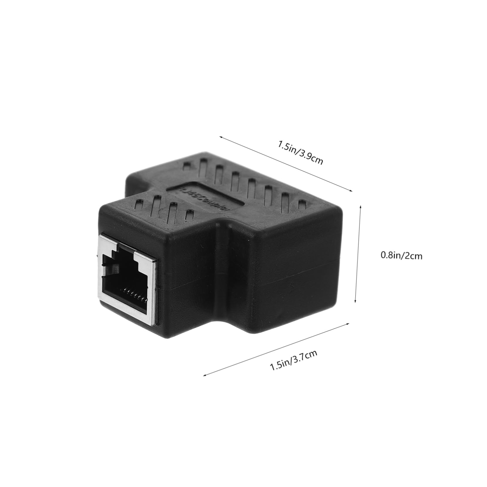 Gadpiparty Plastic Material 1 to 2 Ethernet Splitter Easy to Connect and Use Splitter