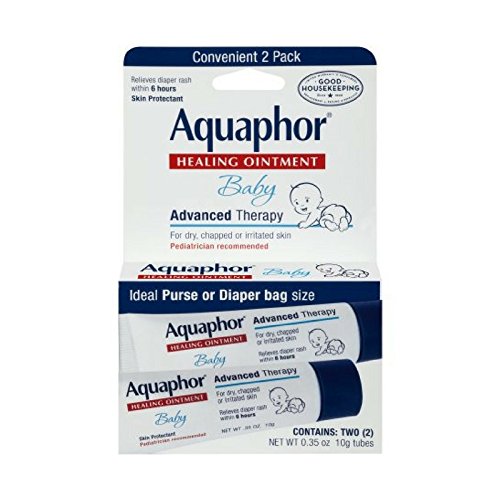 Aquaphor Baby Healing Ointment Advanced Therapy 2 tubes 0.35 oz(Packs of 2)