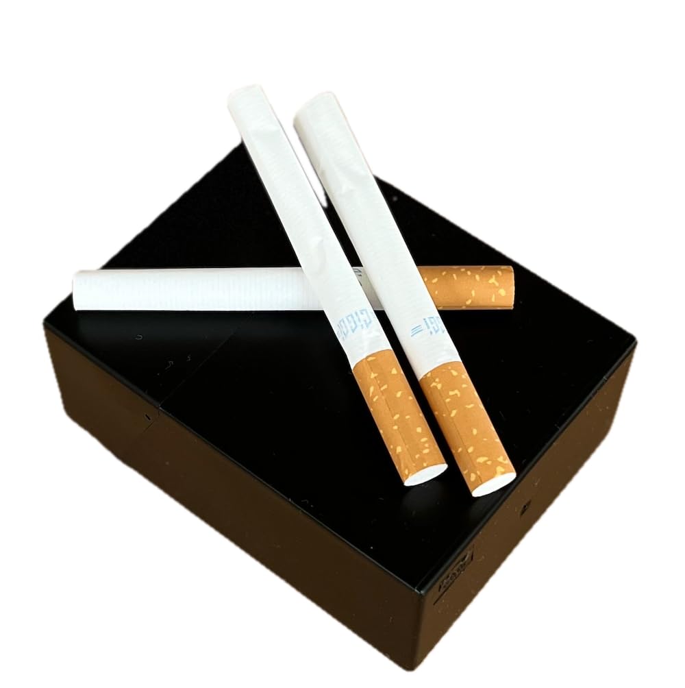 cigarette box cover 1pc Creative Fashion Sliding Cover Cigarette Case, Elongated Slim Cigarette  Box With Sliding Lid, Plastic Cigarette Storage Box For Slim Cigarettes,