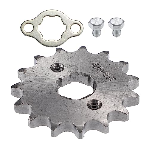 QUARKZMAN Pinón Delantero 428 15 Dientes 20Mm Id 1Pc Metal Para Moto