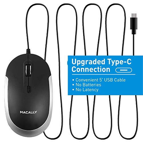 Macally USB C Mouse and an Ultra Slim USB C Keyboard, Excellent New MacBook Accessories