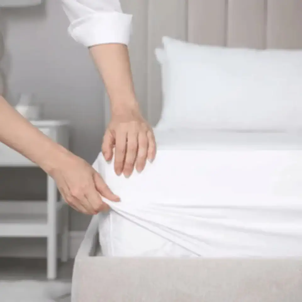 Jogo De Cama Hotel Motel Pousada Airbnb 180 Fios Teka Profiline Tecido Profissional Branco Resisitente a Lavação com Cloro (Solteiro)