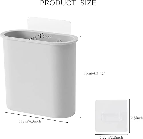 Miniatura 2 de Soporte para cepillo de dientes montado en la pared para baño, soporte de pared para cepillo de dientes eléctrico, pasta de dientes, maquinilla de