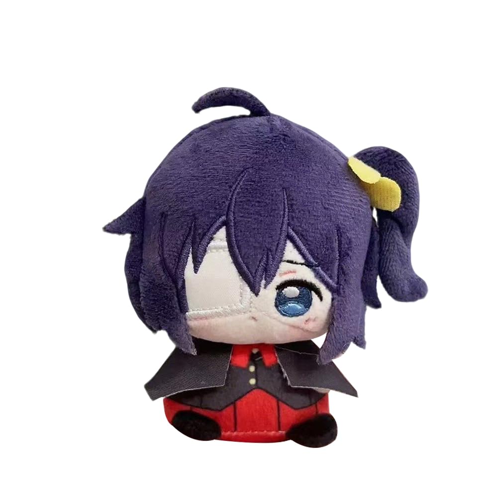 Xinchangda Takanashi Rikka Plush Keychain Anime Soft Stuffed Figure Pillow Cute Backpack Pendant Sofa Car Decoration Gifts 12CM