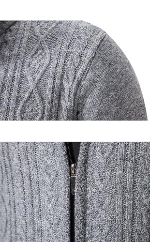 Men's Full Zip Cardigan Winter Autumn Knitwear Sweatercoat2