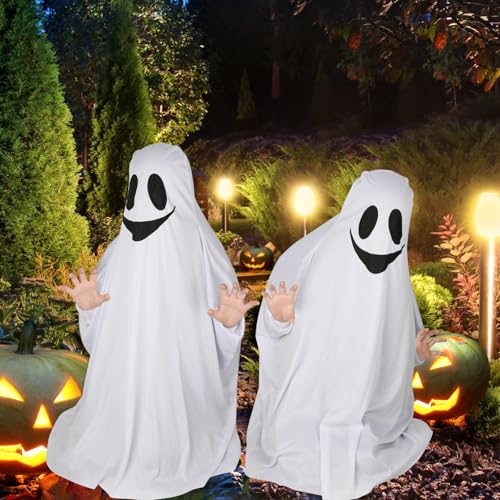 Disfraz de fantasma para niños FOIMAS 5-9 años miniatura 7