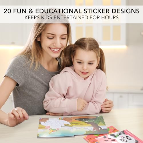 Zicoto ZIC-PBSTICKERSSET_22-104 Fun Paint With Sticker Books For Kids Set Of 2 thumb #7