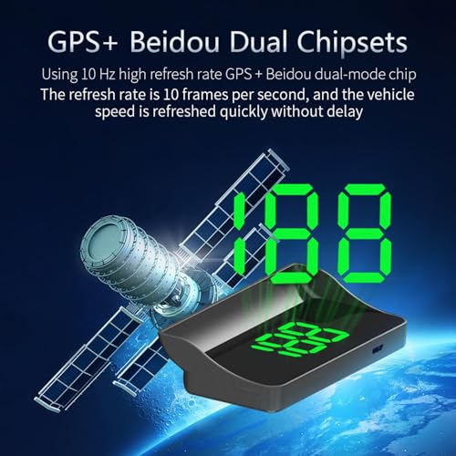 Image of Car HUD Head up Speed Meter Display Over Speed Warning for Buses Trucks Green KMH|Consumer Electronics|Vehicle Electronics & GPS|Radar & Laser Detectors|1Pcs Car Hud Head Up Display