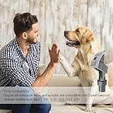 Hundebürsten Staubsauger Aufsätze Fell Set, Tierhaarbürste für Dyson Aufsatz V15 V12 V11 V10 V8 V7, Katze Hunde Tierhaarbürste Adapter für Dyson Staubsauger, Pet Grooming Kit