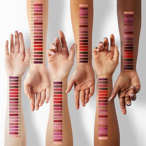 Image of evpct 1Pcs Bright Pure Nude Pink Matte Lip Liner & Liquid Lipstick Stain Makeup Set for Women, Lip Liner Stain Long Lasting Waterproof Smudge Proof, Longwear Lips Stick Makeup 24 hours originale, 56