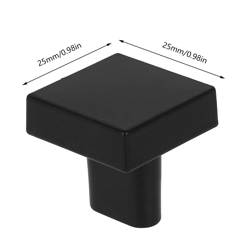 Beenle-icey 10 Tiroir Porte Poignée 25x25mm Boutons Tiroirs