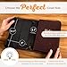 Christian Art Gifts Classic Vegan Leather Bible Cover for Men & Women: Hope & Future Encouraging Scripture Verse, Debossed Design, Sturdy Easy Carry Case, Pockets, Pen Loops Storage, Brown/Tan, XL