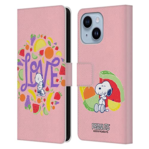 Housse iPhone 14 Plus Snoopy Peanuts - Étui portefeuille pour vos sorties